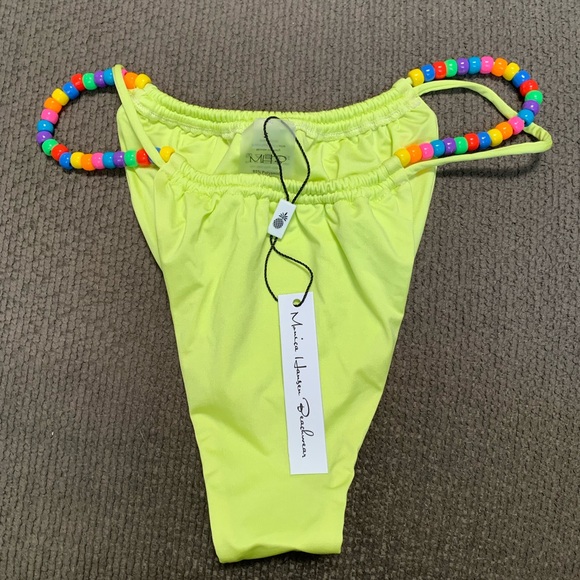 Monica Hansen Other - Beaded (2 for 1) Bikini Bottoms (Buy One And Get A Different One Free) NWT 🌴